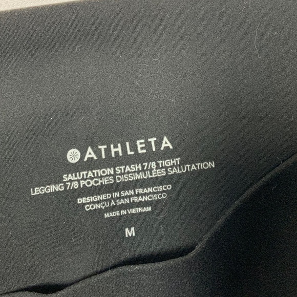 Athleta Salutation Stash 7/8 Tight - Medium - Picture 11 of 13